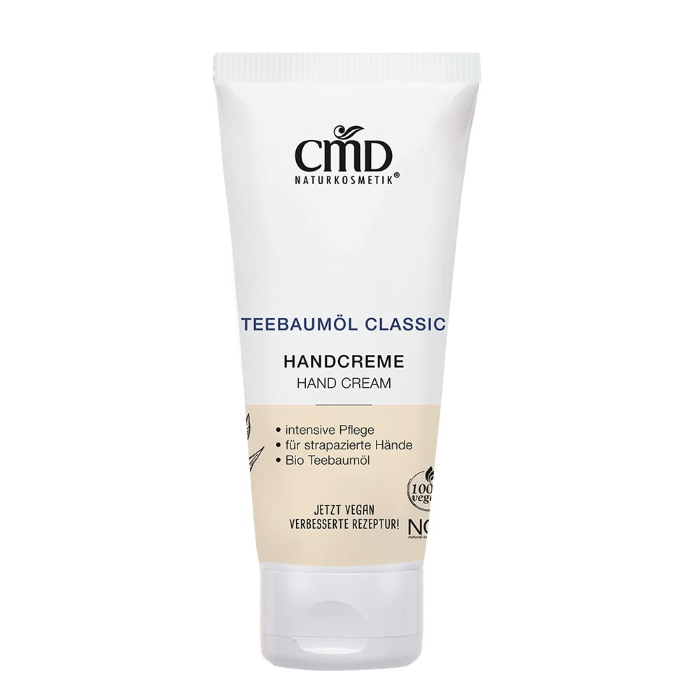 Teebaumöl Classic Handcreme  Rissige, trockene oder durch häufiges Händewaschen strapazierte Hände werden mit dieser Handcreme intensiv gepflegt.