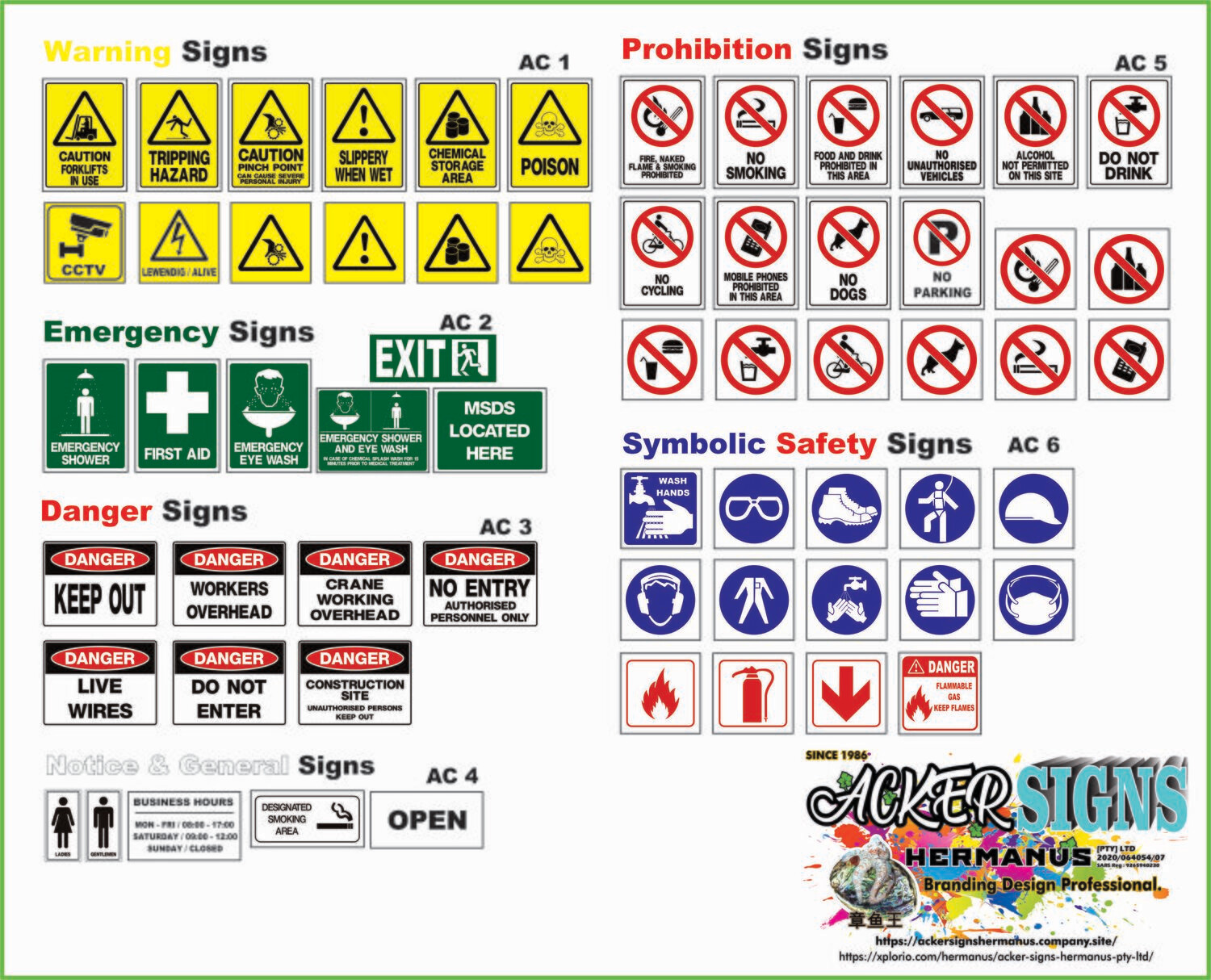 Safety Signs December Promo