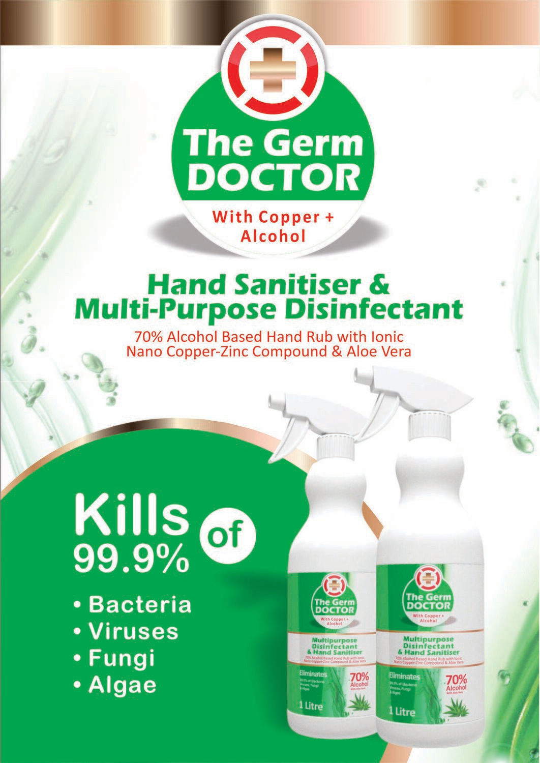 Multipurpose Disinfectant &amp; Hand Sanitizer