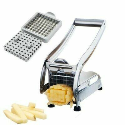 Generic 2 Blades Potato Chipper French Fries Slicer Chip Cutter Chopper Maker Slicer Generic 2 Blades Potato Chipper French Fries Slicer Chip Cutter Chopper Maker Slicer
