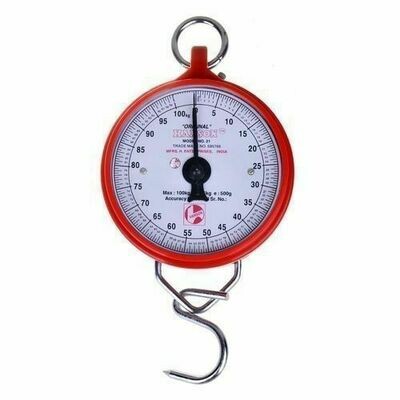 Round Spring Original Weighing Scale Heavy Duty Portable, Hook Type 100KG Round Spring Original Weighing Scale Heavy Duty Portable, Hook Type 100KG