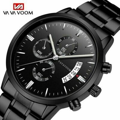 Men's Quartz Waterproof Stainless Steel Watch Men's Quartz Waterproof Stainless Steel Watch