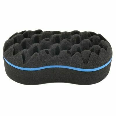 Double Barber Hair Brush Oval Sponge Locking Twist Coil Afro Curl Wave Double Barber Hair Brush Oval Sponge Locking Twist Coil Afro Curl Wave