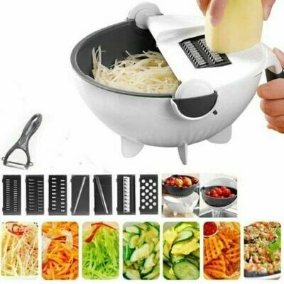 Kitchen Wet Basket 9-in-1 Multi-functional Vegetable Cutter Kitchen Wet Basket 9-in-1 Multi-functional Vegetable Cutter