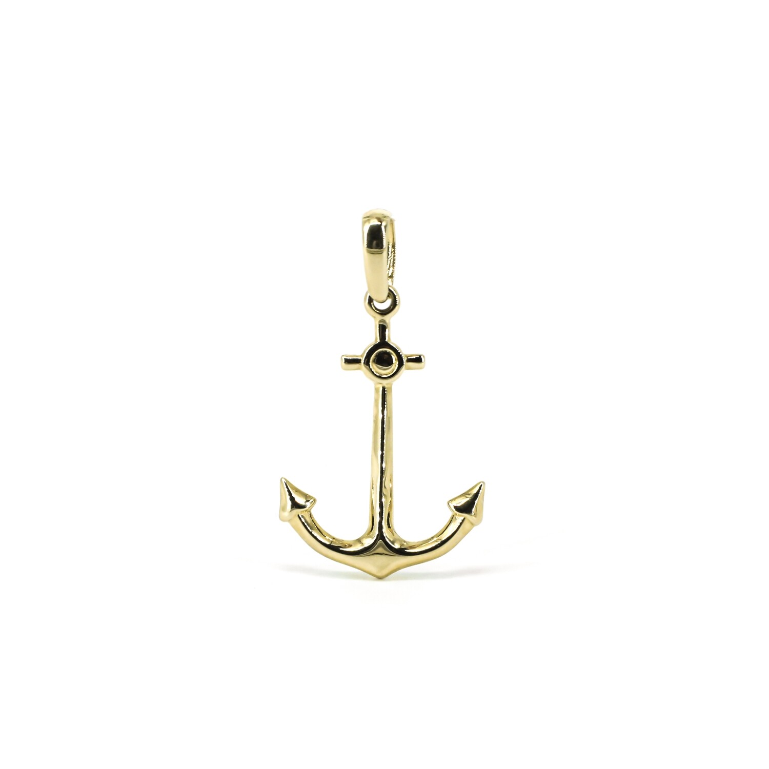 DIJE ORO AMARILLO 14K ANCLA GRANDE