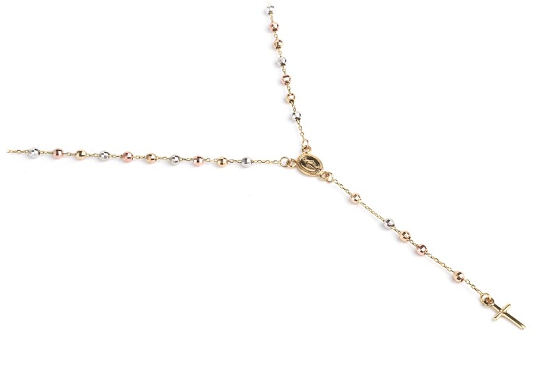 ROSARIO ORO 14K COMBINADO