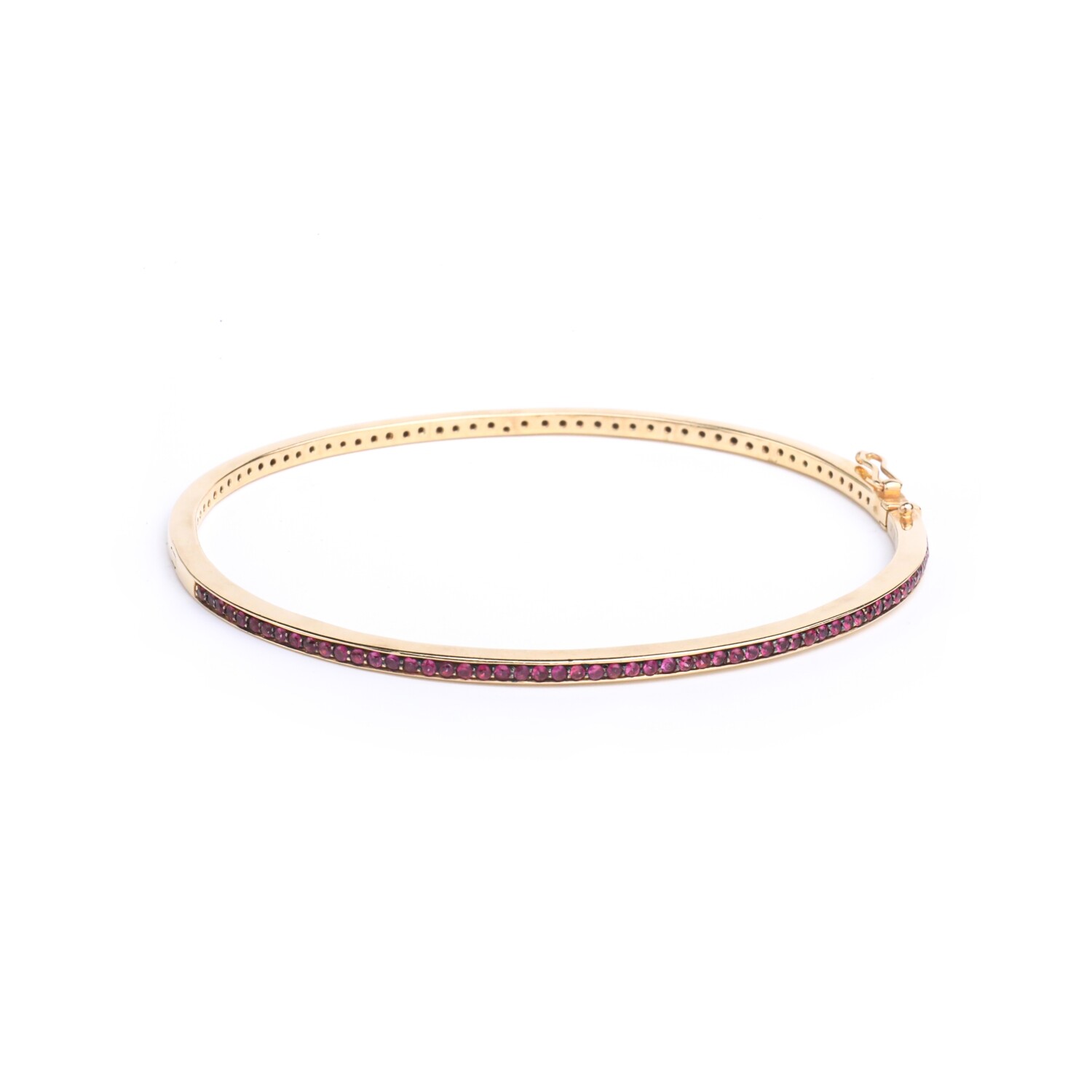 PULSA ORO AMARILLO 14K CON RUBI
