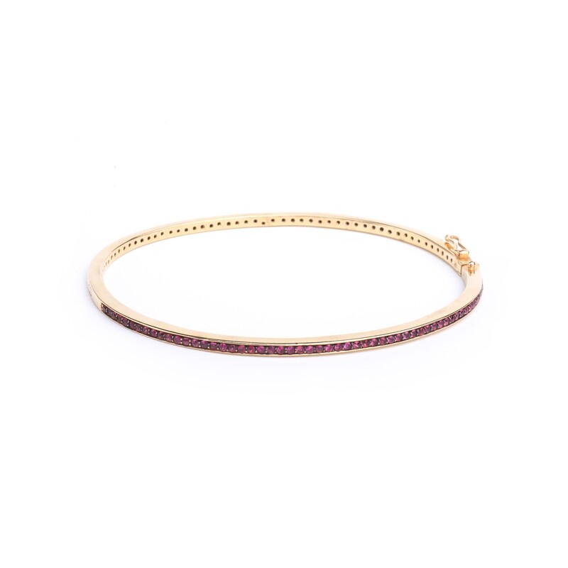 PULSA ORO AMARILLO 14K CON RUBI