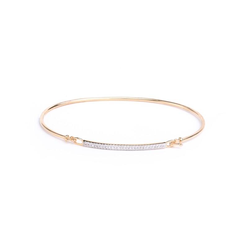PULSA ORO AMARILLO 14K BARRA DIAMNATES