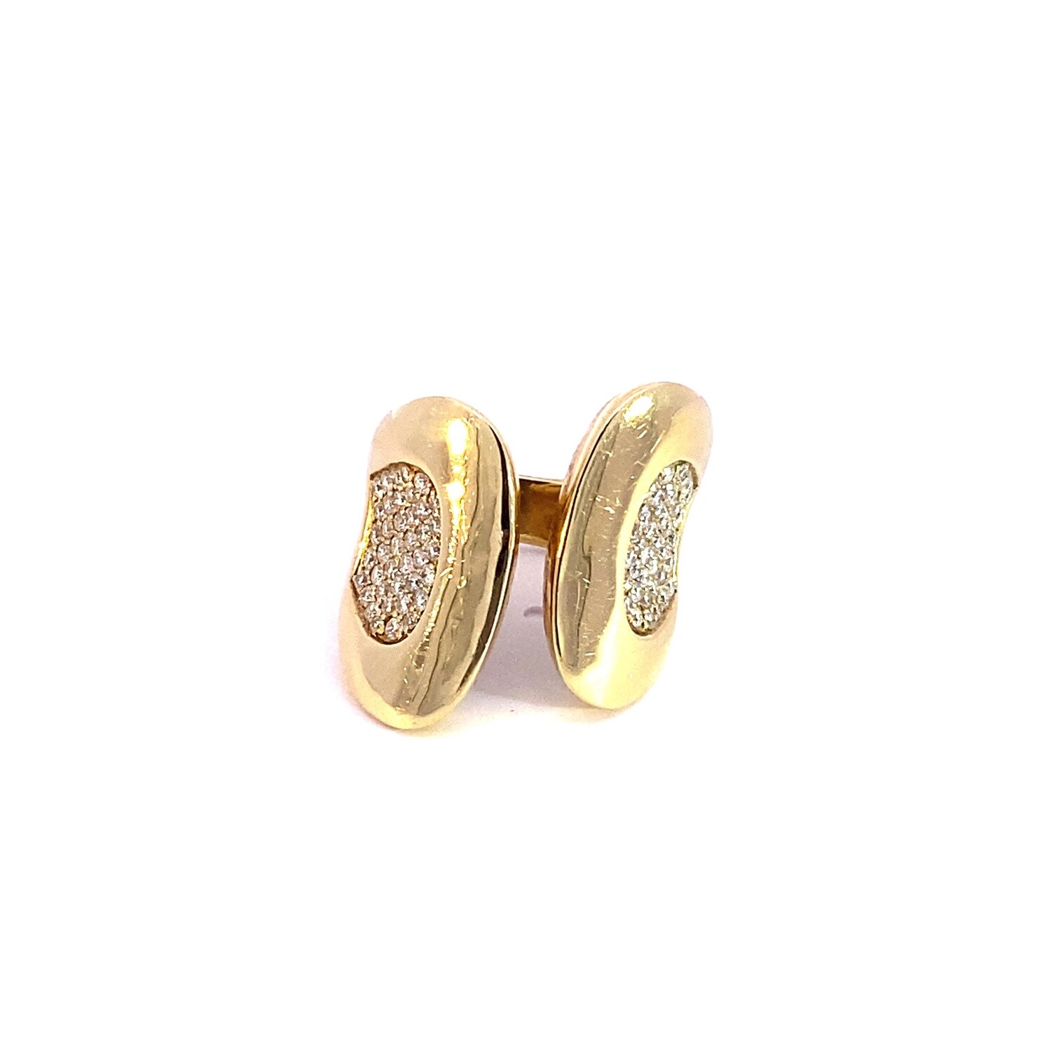 ANILLO ORO AMARILLO DIAMANTES  1.05CT 18K