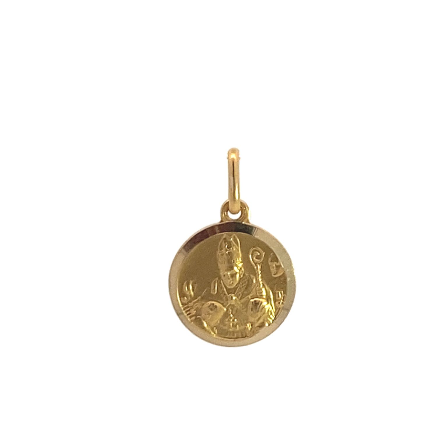 DIJE ORO AMARILLO MEDALLA CONFIRMACION 14K