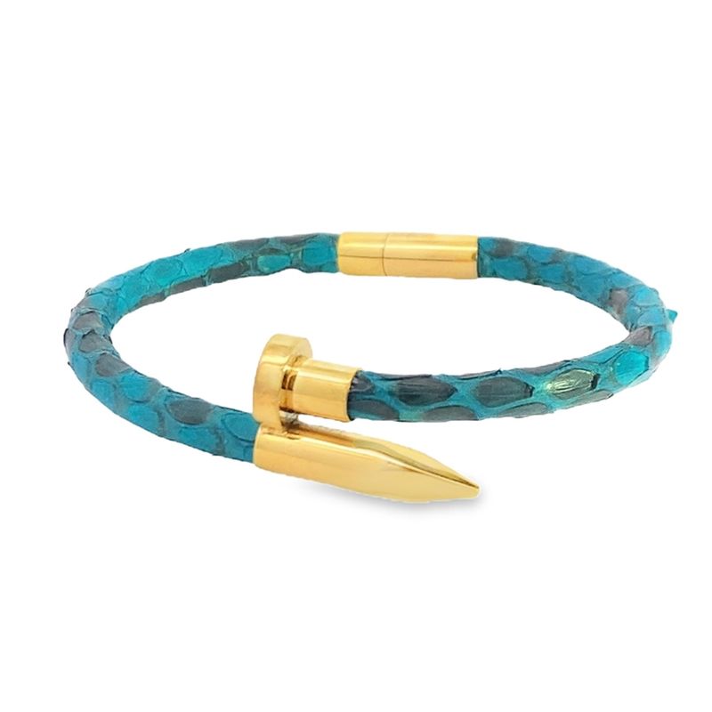 PULSA LEATHER DE PITON COLORES