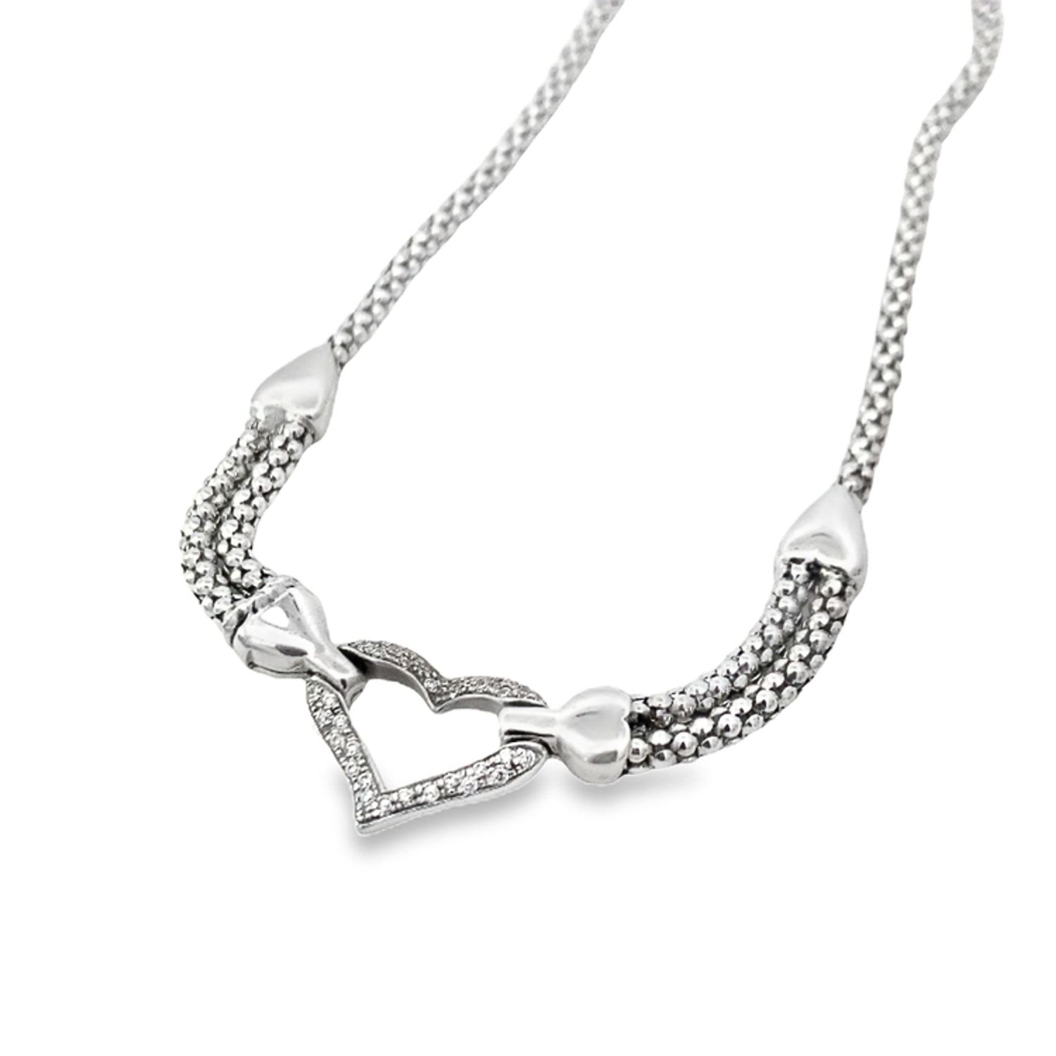 CORDON B DIJE CORAZON CIRCONIA 14K