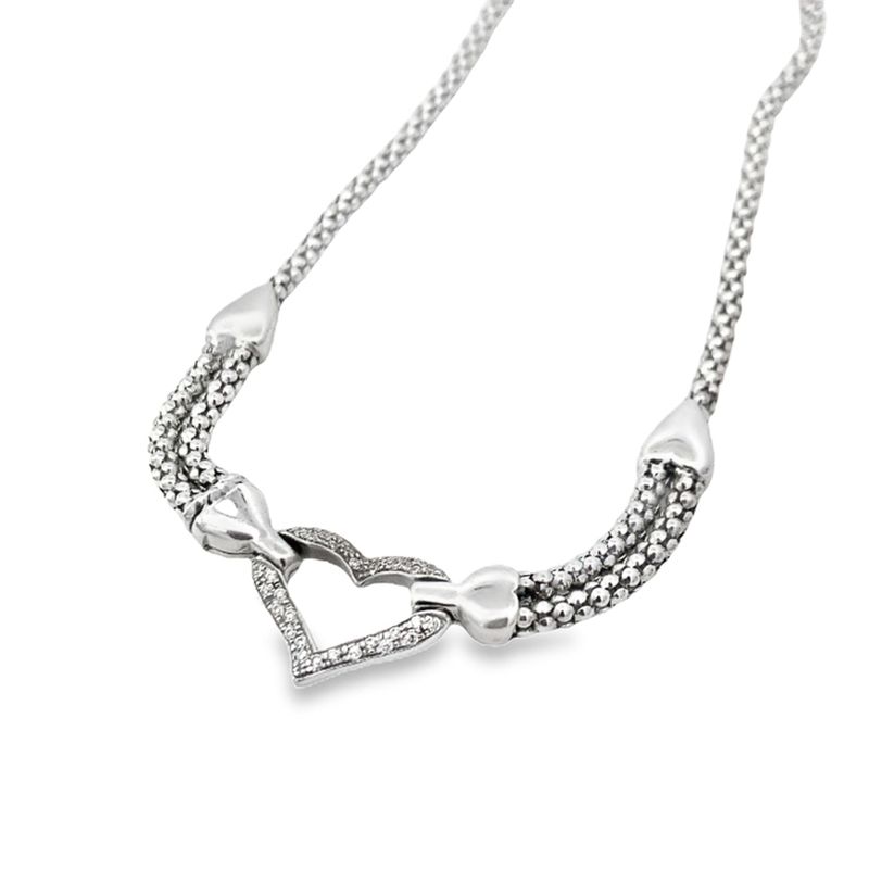 CORDON B DIJE CORAZON CIRCONIA 14K