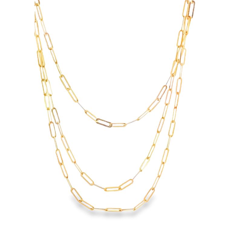 CADENA ORO AMARILLO LINKS FINA 3 EN 1 14K