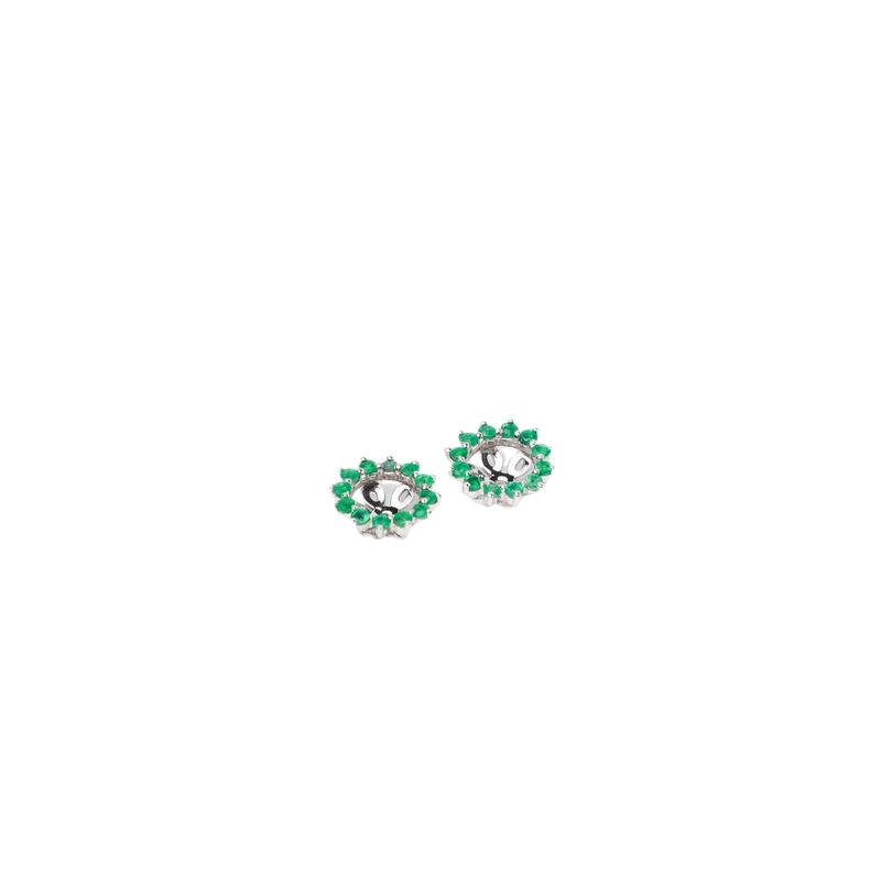 EAR JACKET ESMERALDA 14K