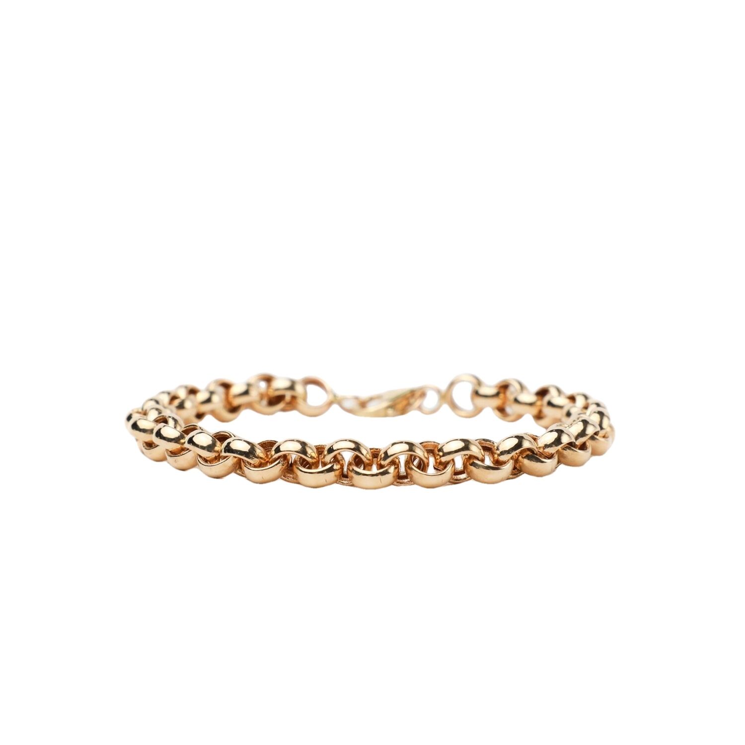 BRAZALETE ORO AMARILLO ROLO 14K