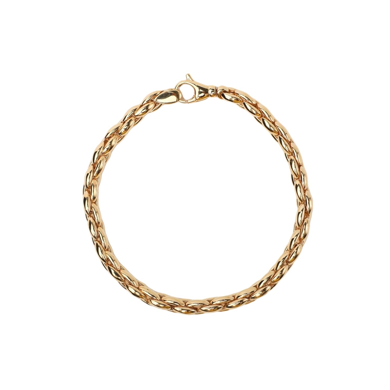 BRAZALETE ORO AMARILLO DISEÑO 14K