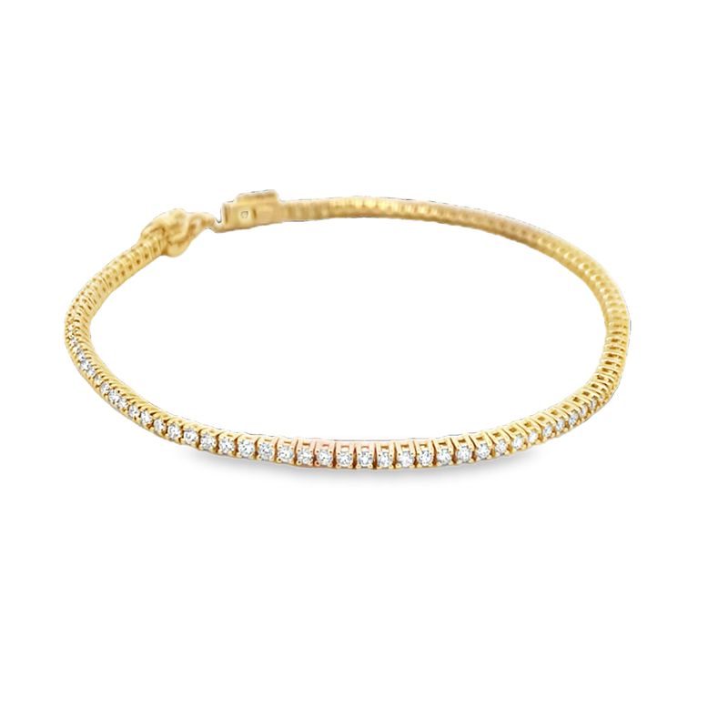 BRAZALETE ORO AMARILLO TENNIS 14K