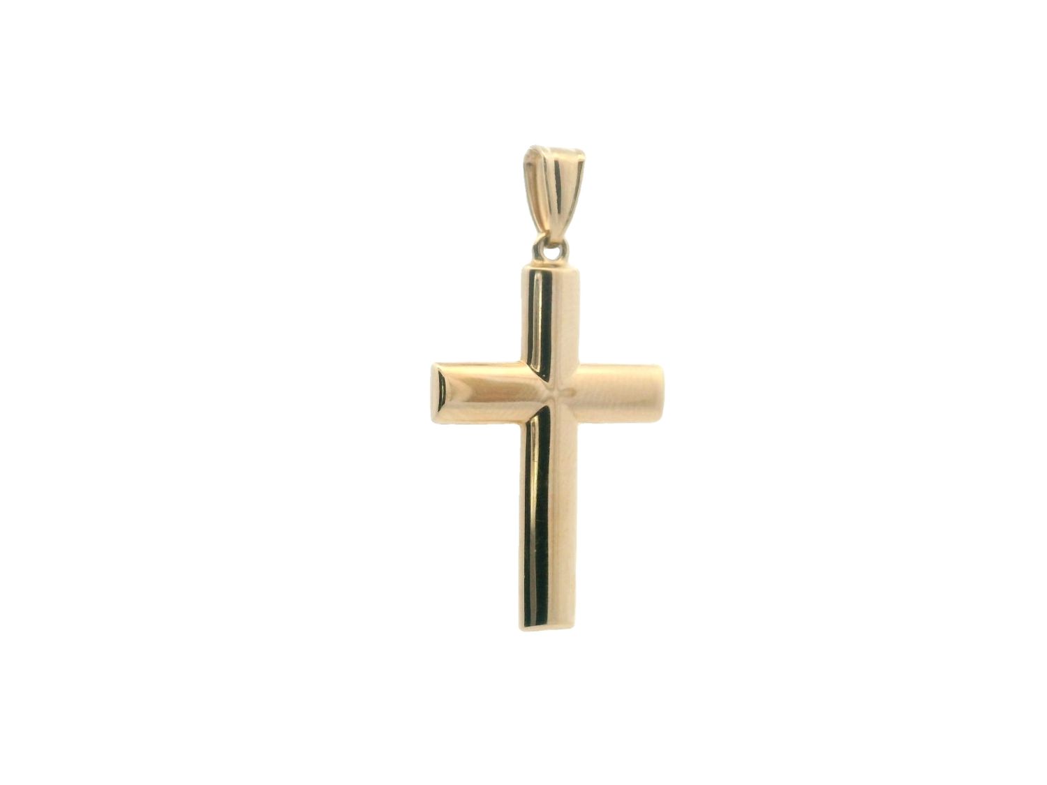DIJE ORO AMARILLO  CRUCIFIJO MEDIANO 14K