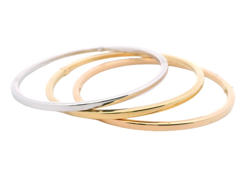 PULSA TRES ORO 3 LISA 14K