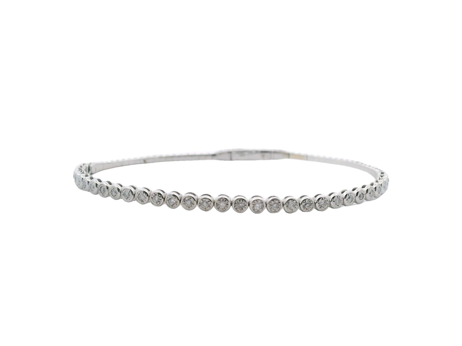 PULSA A/B/R DIAMANTES PAVET FINA 14K D.27