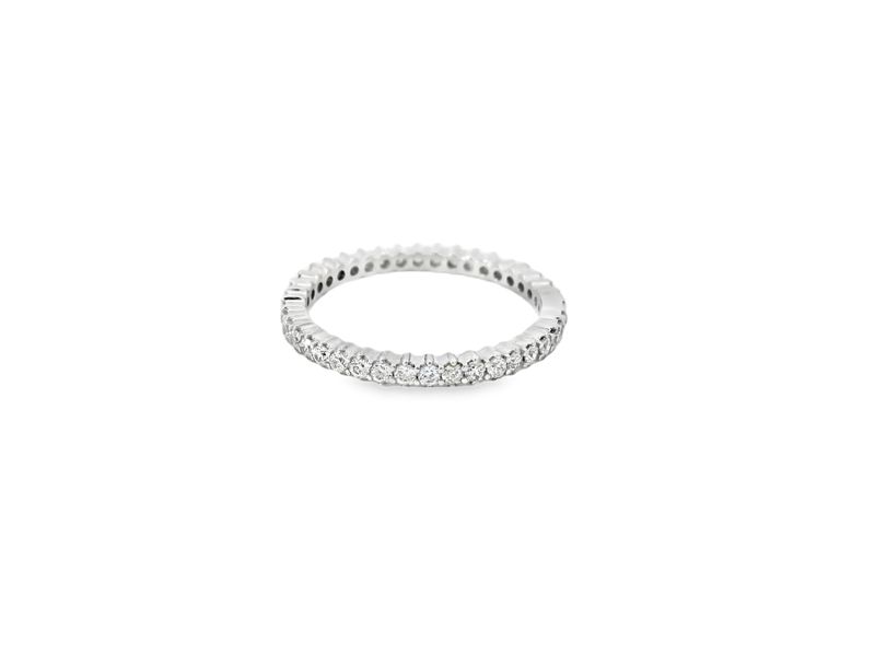 ANILLO  ORO BLANCO  CIRCONIA INFINITY 18K