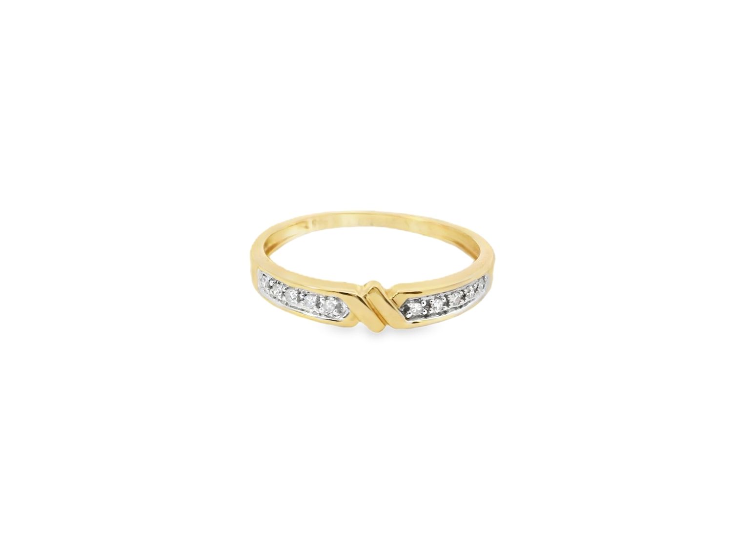 ANILLO ORO AMARILLO FINO DISEÑO 14K