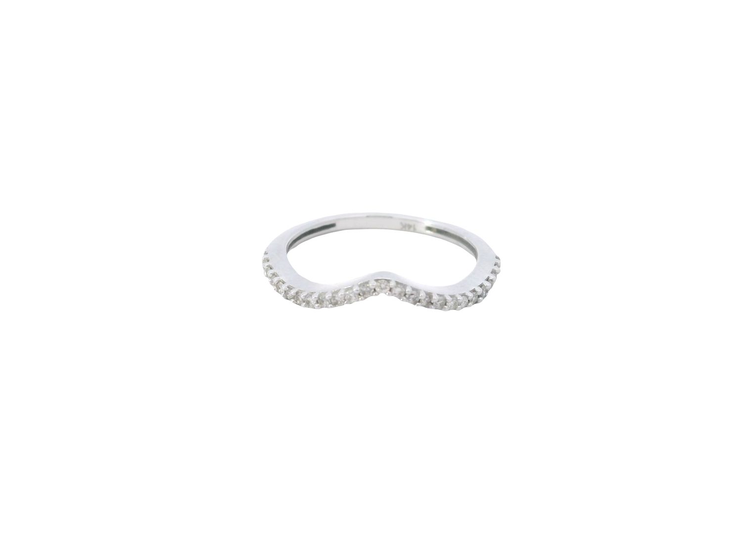 ANILLO  ORO BLANCO  ARO DTES ADAPTABLE 14K
