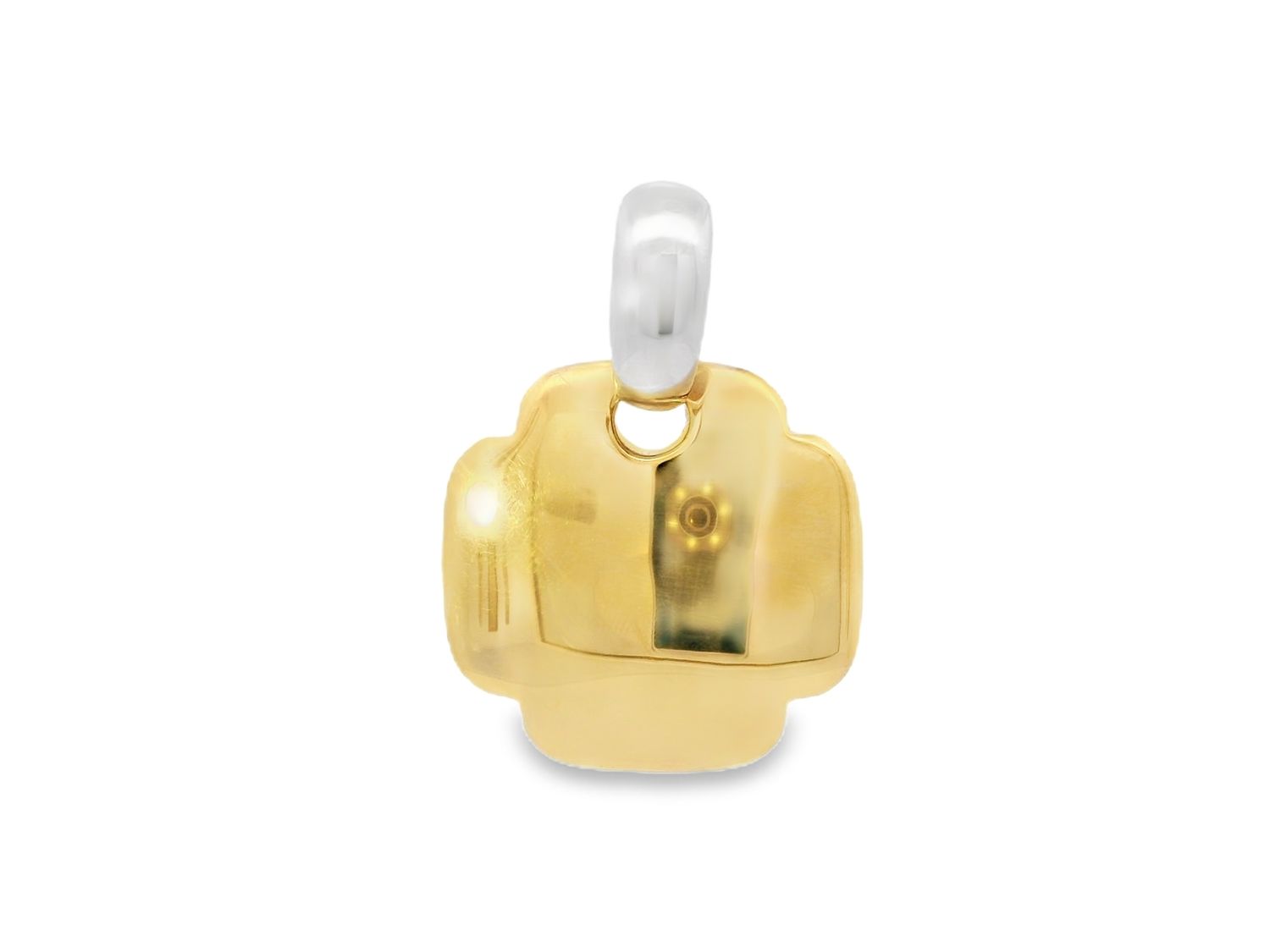 DIJE ORO COMBINADO CRUZ GORDITA 18K