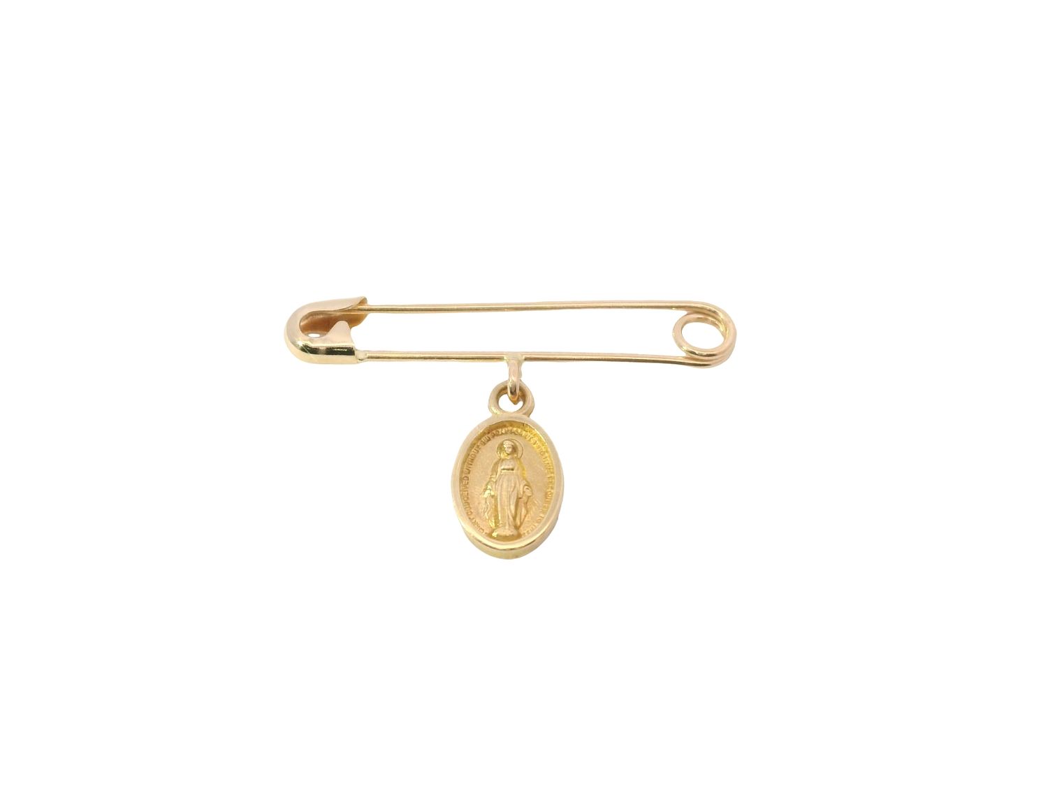 ALFILER ORO AMARILLO VIRGEN MILAGROSA 14K