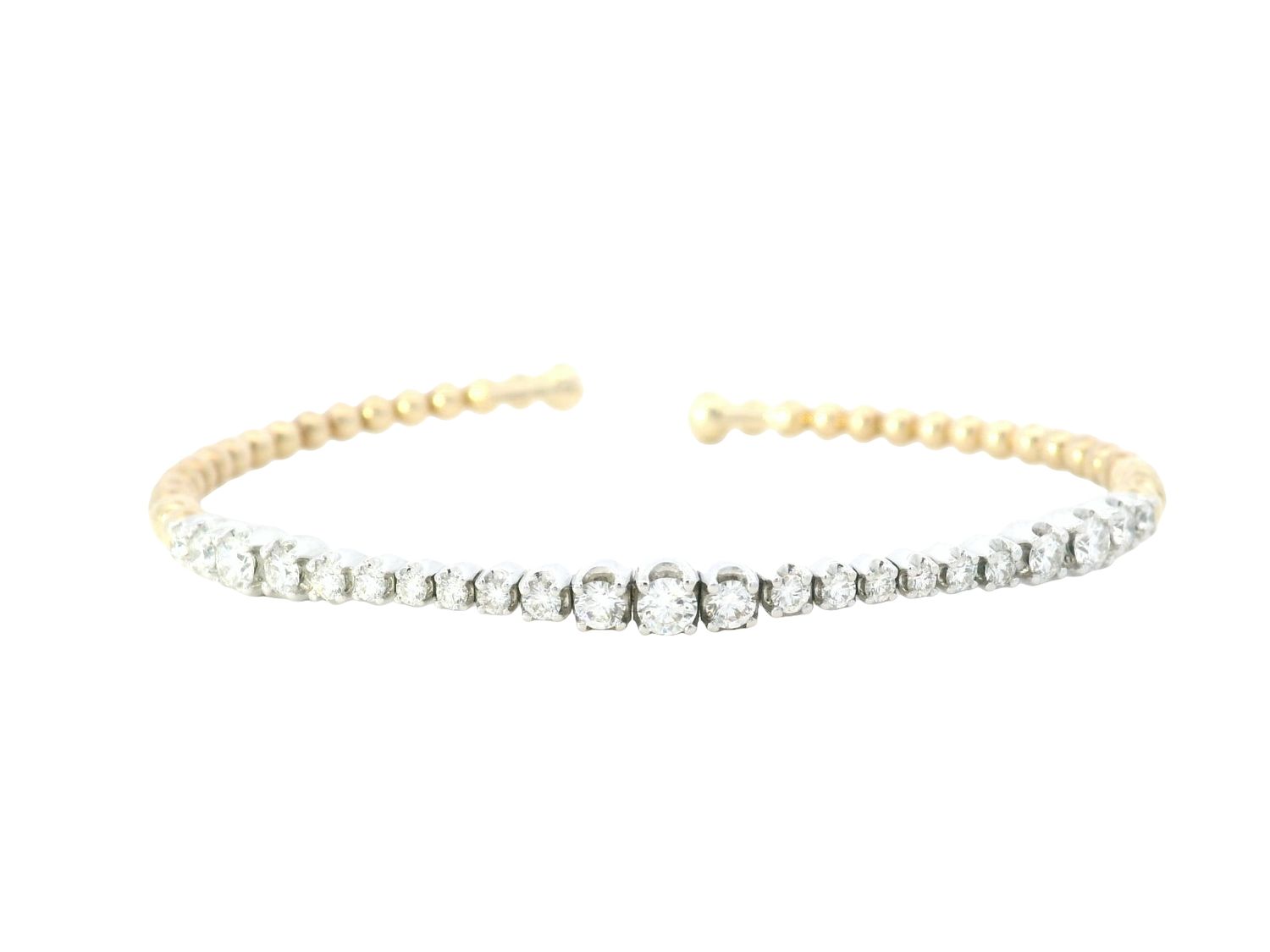 PULSA ORO AMARILLO GABRIEL BUJUKAN BARRA DIAMANTES 14K