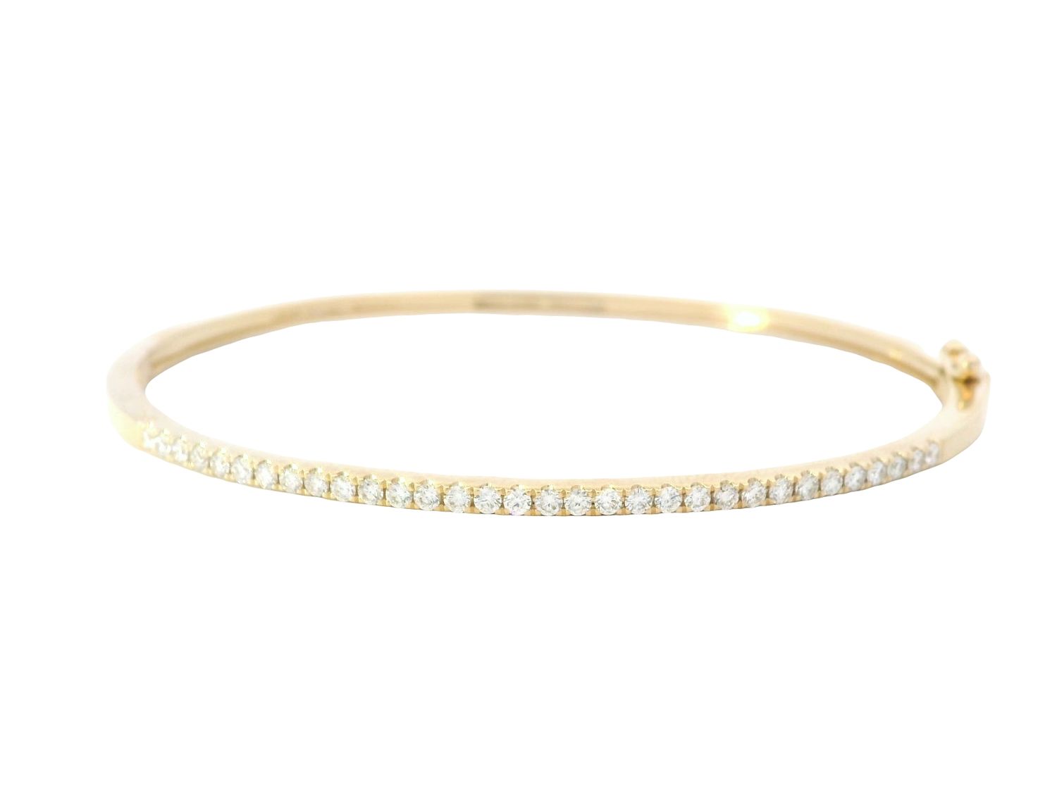 PULSA ORO AMARILLO DIAMANTES FINA PAVET D.50 14K