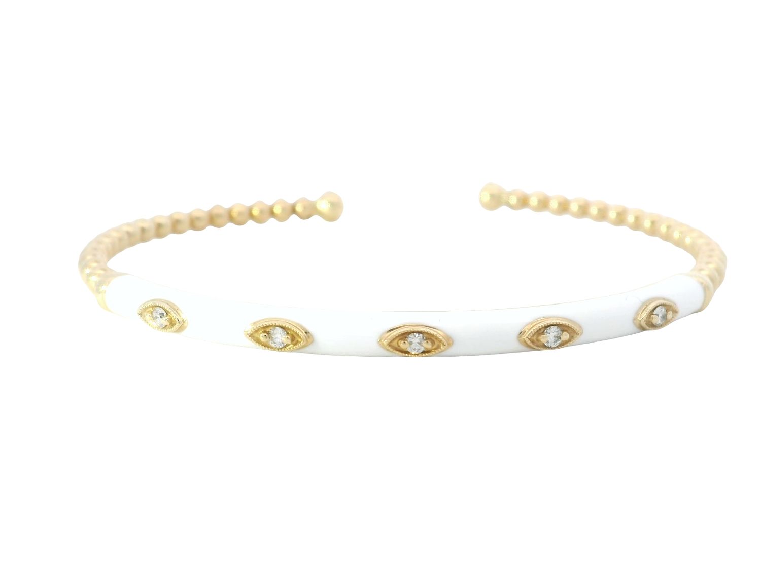 PULSA ORO AMARILLO GABRIEL BUJUKAN ENAMEL BCA DIAMANTES 14K