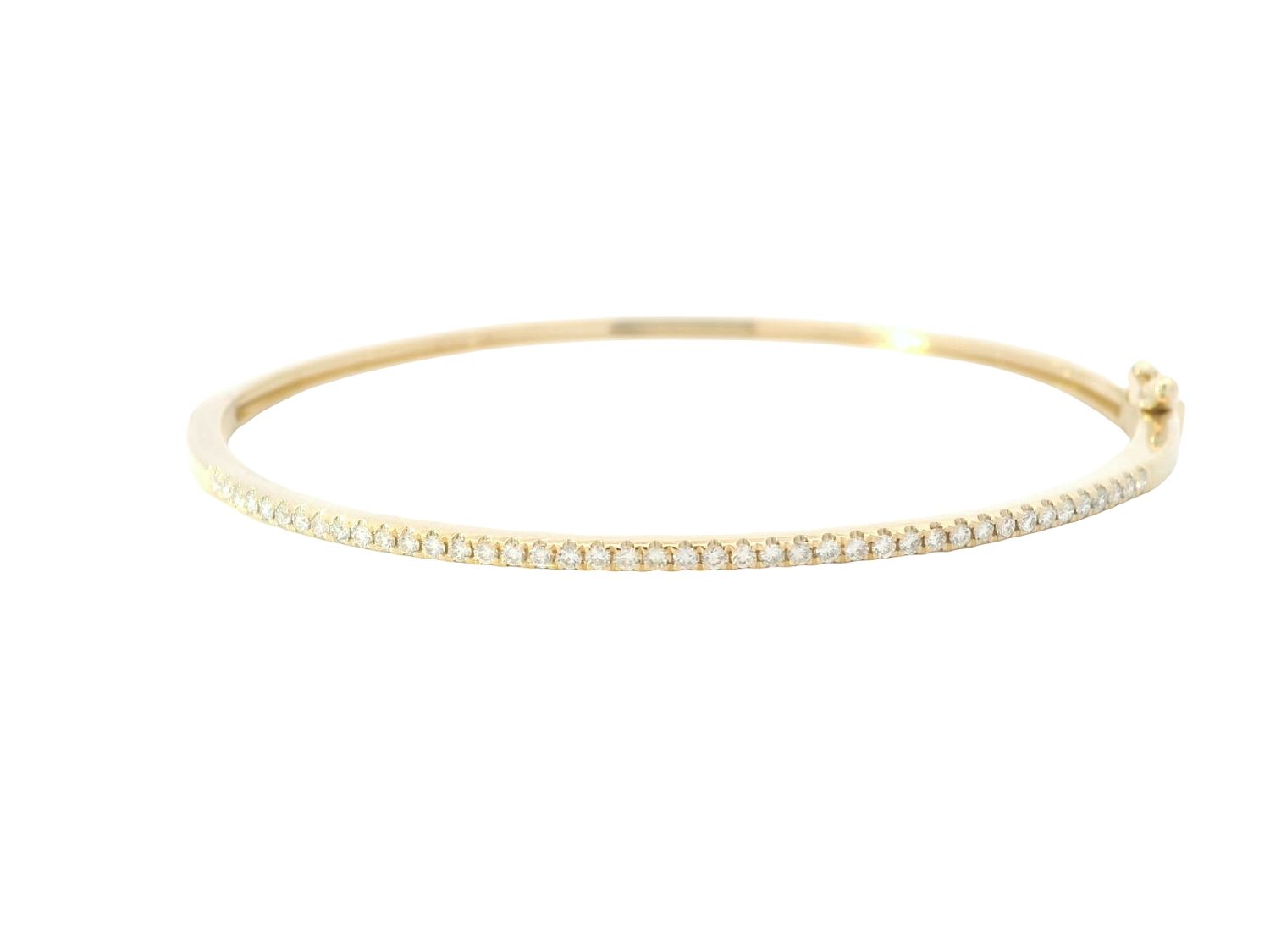 PULSA ORO AMARILLO DIAMANTES FINA 14K D.36