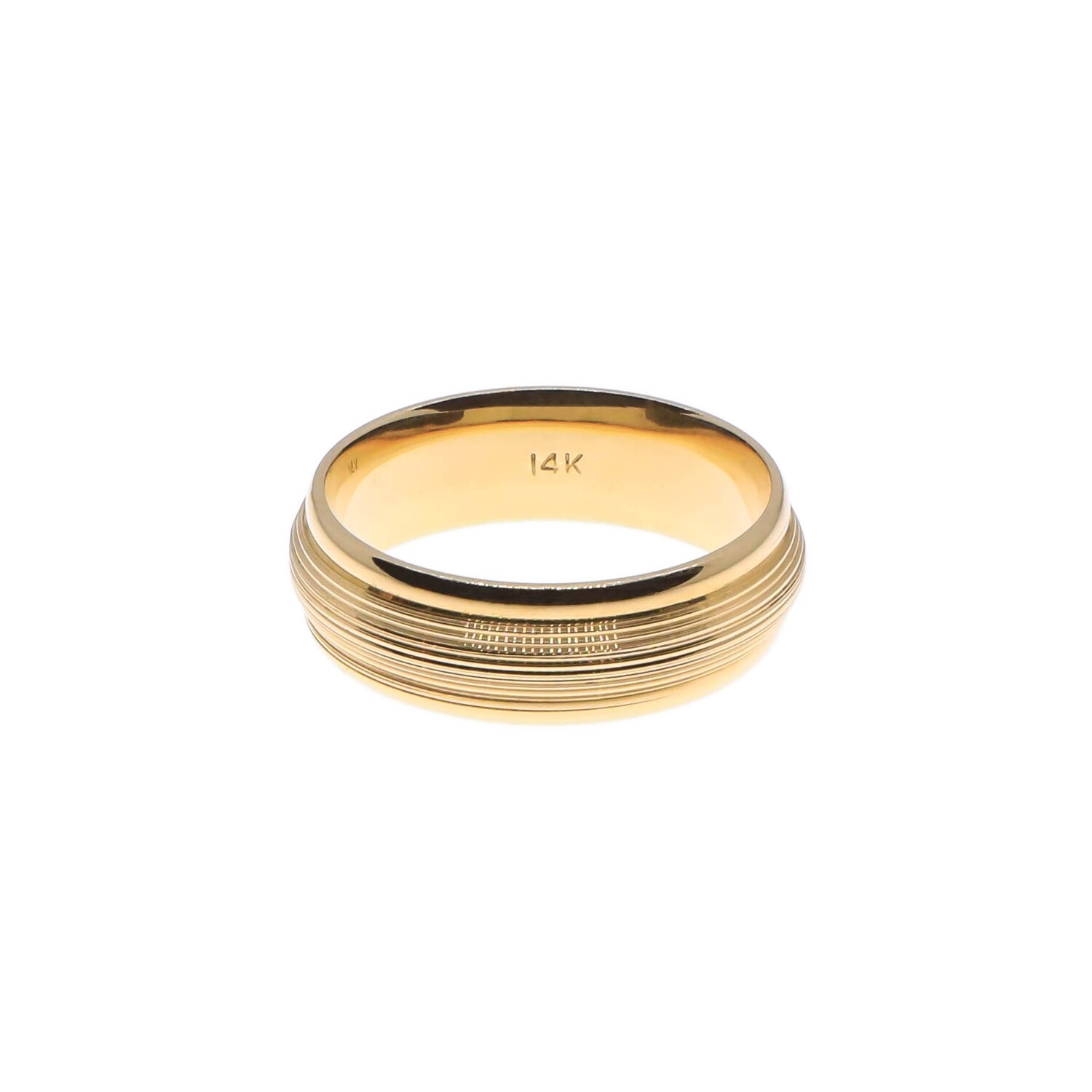 ANILLO ORO AMARILLO ARO DE BODA 14K