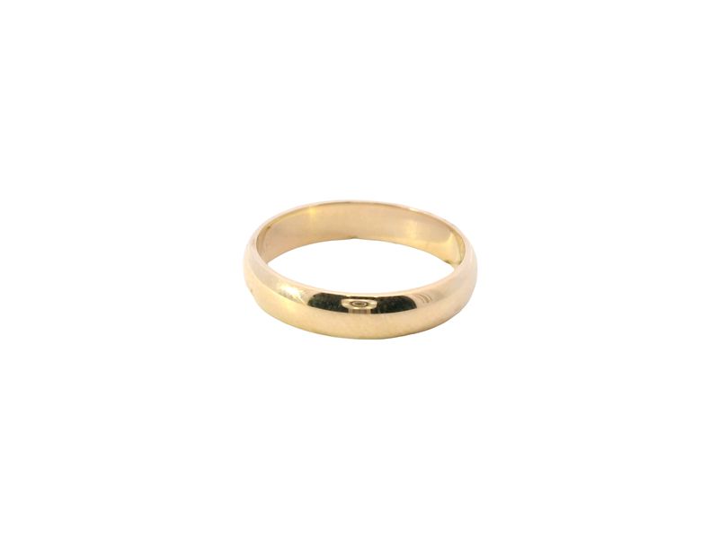 ANILLO ORO AMARILLO ARO MATRIMONIO LISO 6MM 14K