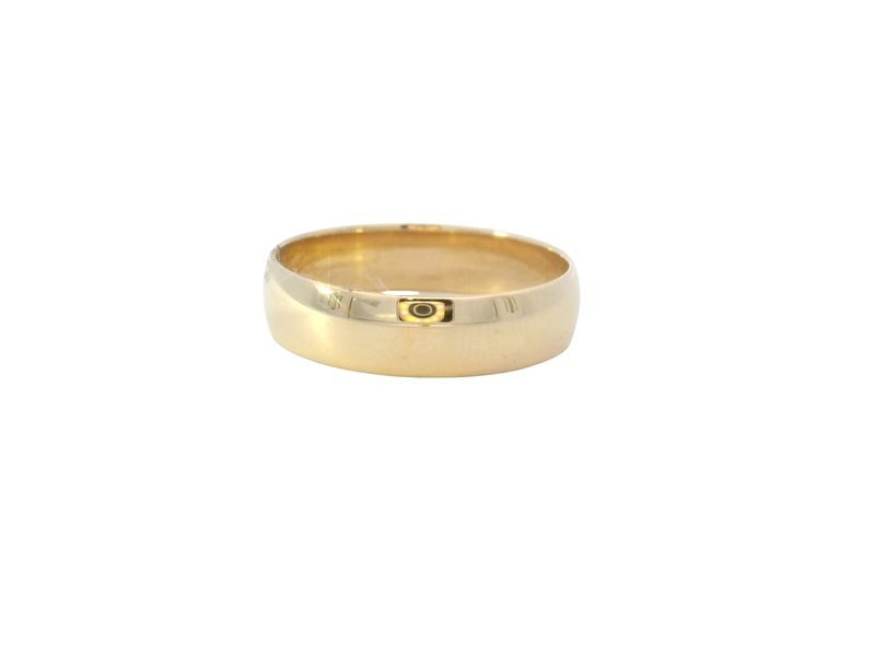 ANILLO ORO AMARILLO ARO DE BODA LISO 5MM 14K