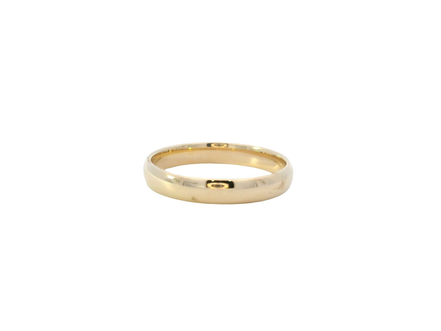 ANILLO ORO AMARILLO LISO ARO MATRIMONIO 4MM 14K