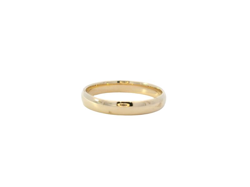 ANILLO ORO AMARILLO LISO ARO MATRIMONIO 4MM 14K