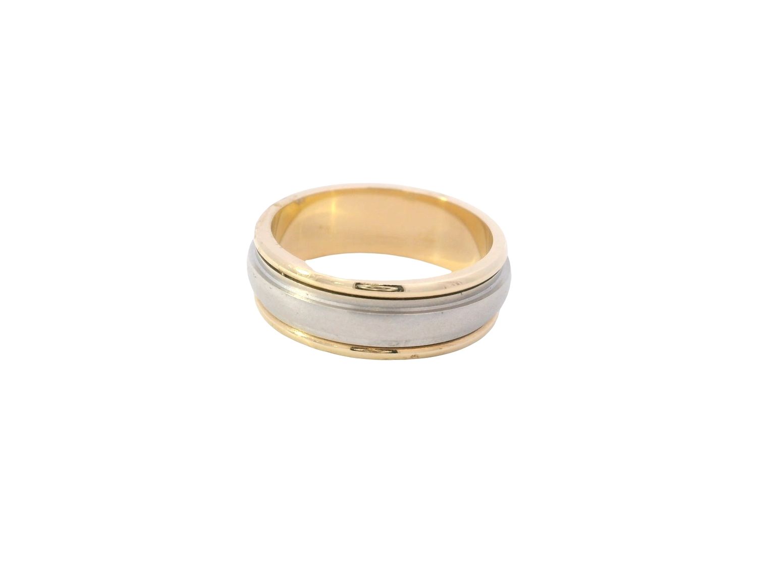 ANILLO ORO  COMBINADO  ARO 14K