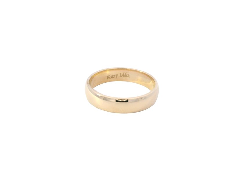 ANILLO ORO AMARILLO ARO MATRIMONIO 4MM 14K
