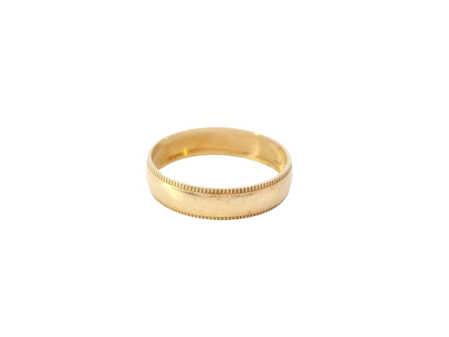 ANILLO ORO AMARILLO  ARO LISO 14K