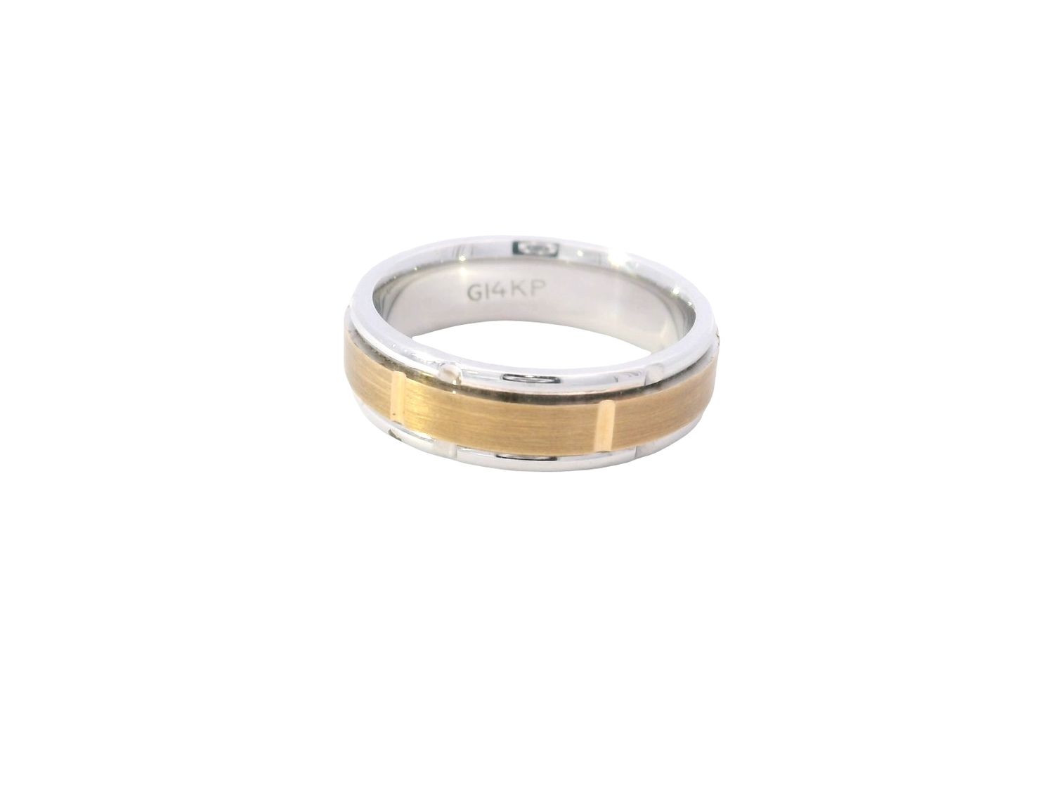 ANILLO ORO COMBINADO ARO 14K