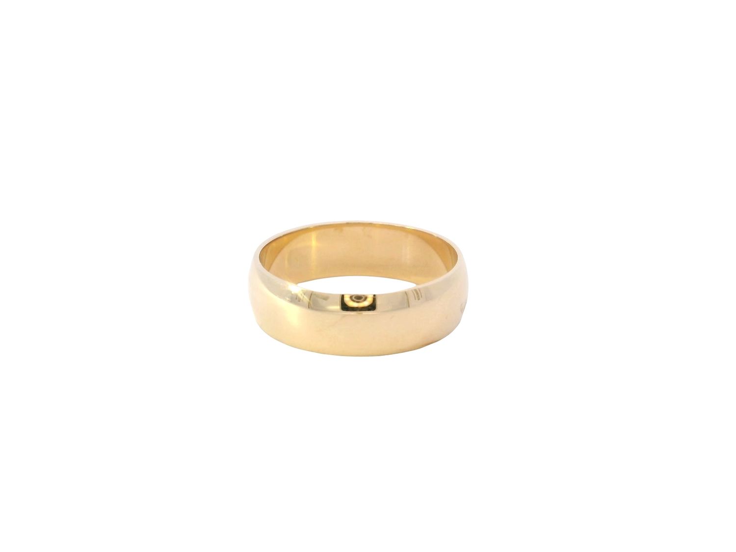 ANILLO ORO AMARILLO ARO LISO 14K