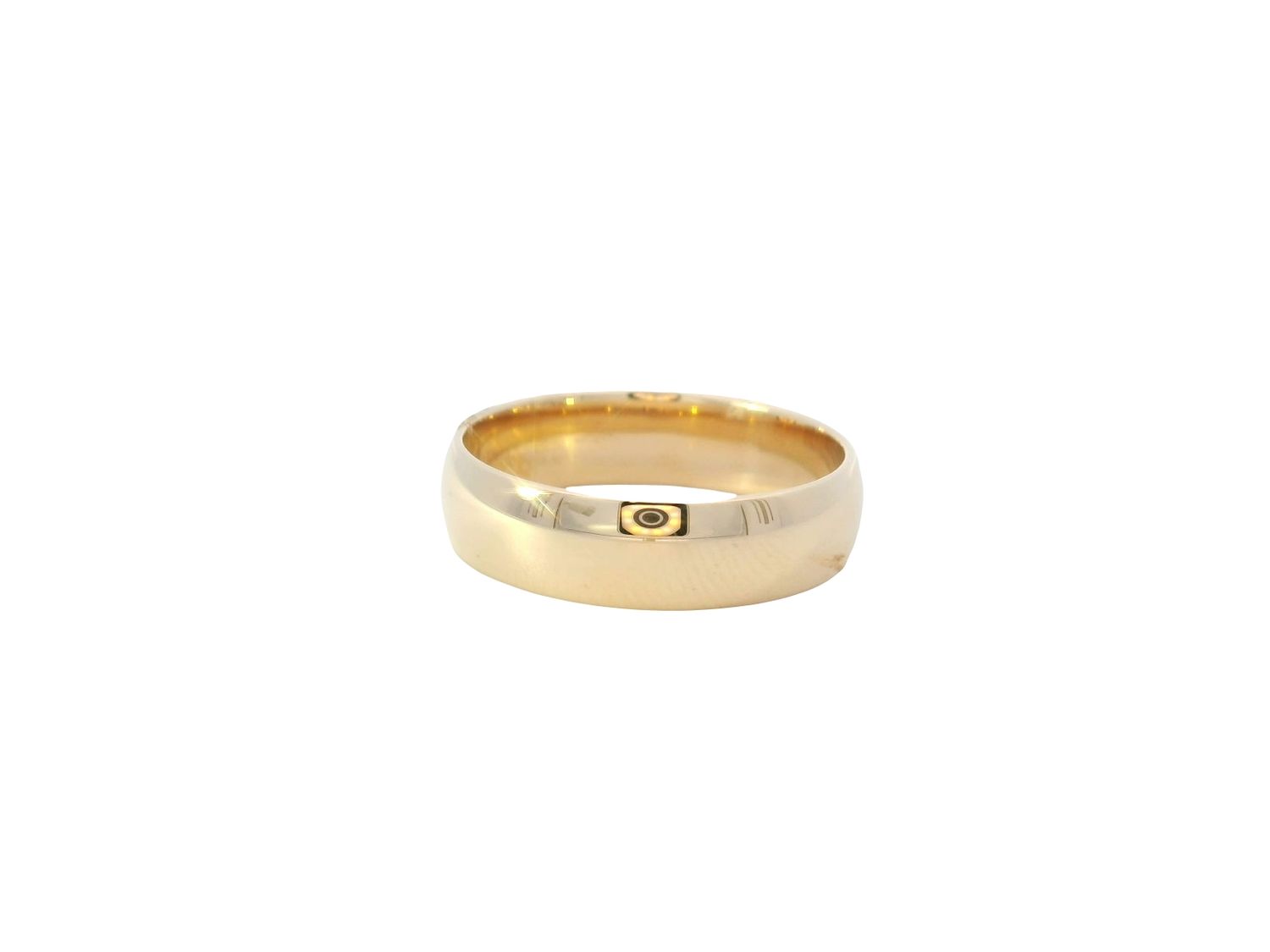 ANILLO ORO AMARILLO ARO MATRIMONIO LISO 14K 5MM