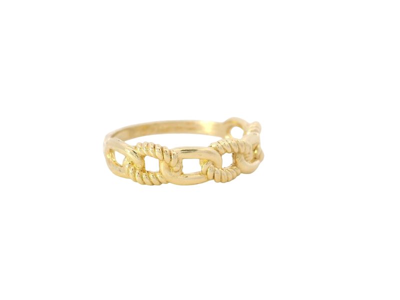 ANILLO ORO AMARILLO DISENO 14K