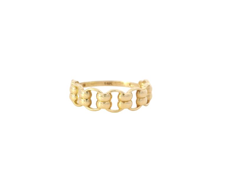ANILLO ORO AMARILLO DISENO 14K