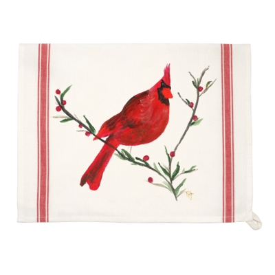 PREORDER Cardinal Tea Towel