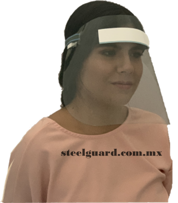 Careta facial de plástico
